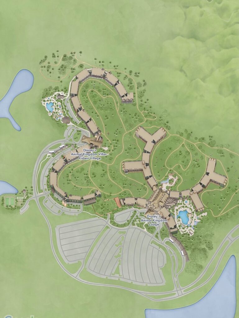 Animal Kingdom Lodge Map